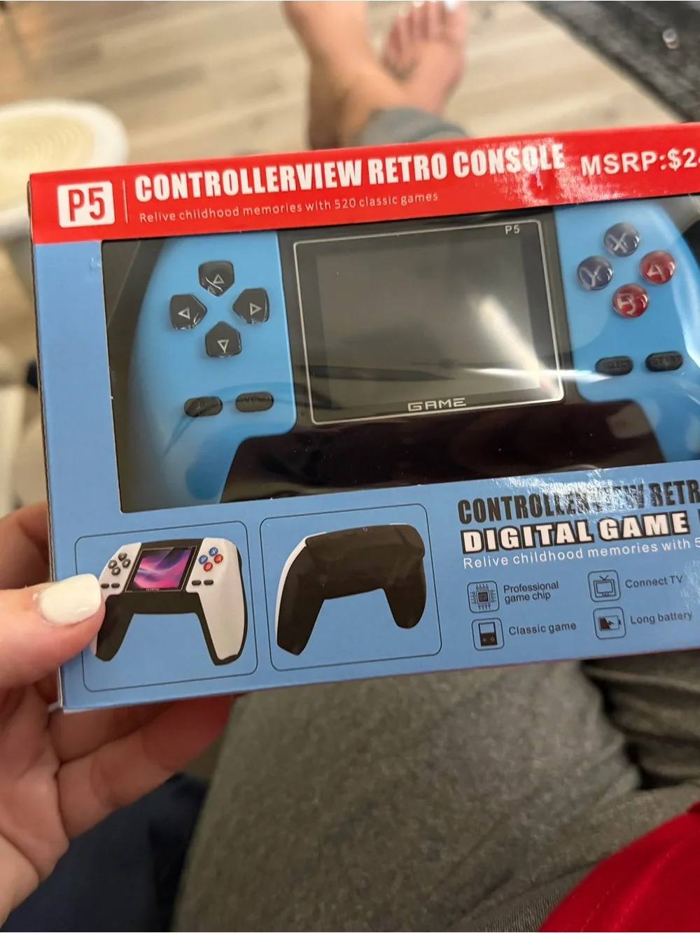 Source Unknown White and Black P5 Controller Grip